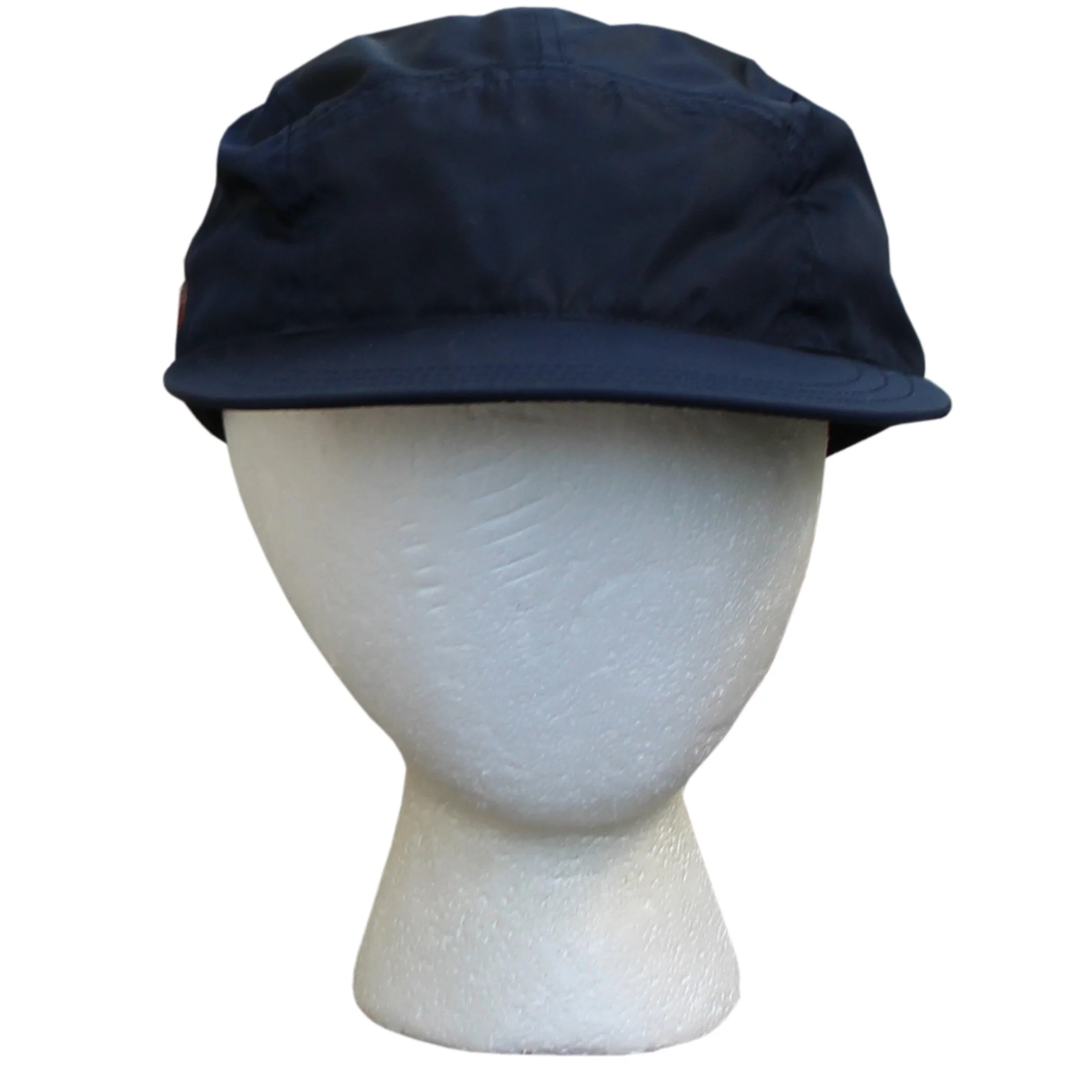 最終価格 PRADA（1000 Miglia）コラボナイロンキャップ　ネイビーM Prada 1000 Miglia Navy 5 Panel Hat (Size M) — RootsBK